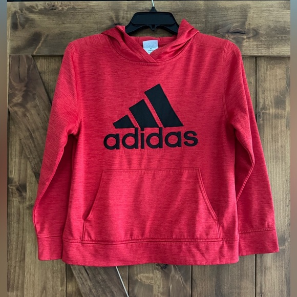 Adidas boys medium Red Hoodie‎ - Picture 1 of 3